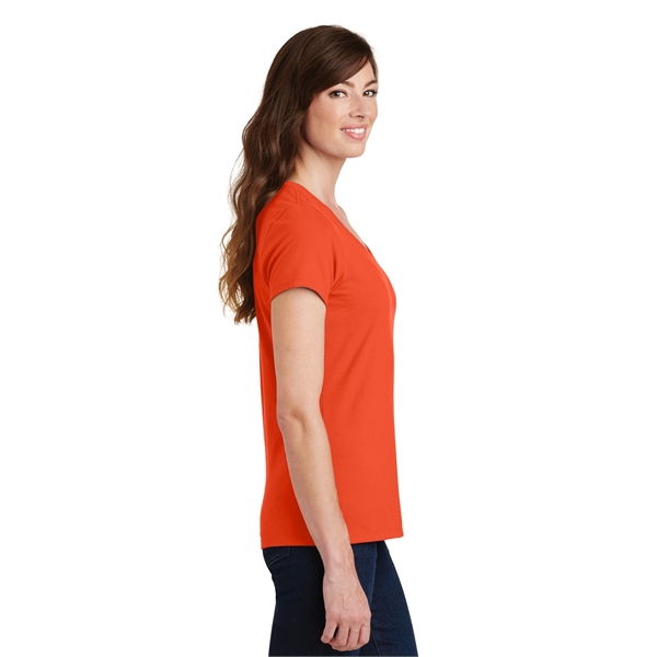 Port & Company Women's Fan Favorite V-Neck Tee. - Port & Company Women's Fan Favorite V-Neck Tee. - Image 74 of 105