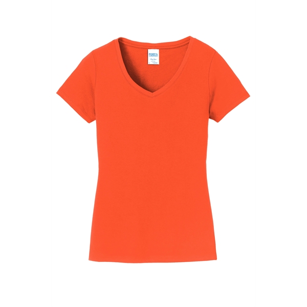 Port & Company Women's Fan Favorite V-Neck Tee. - Port & Company Women's Fan Favorite V-Neck Tee. - Image 75 of 105