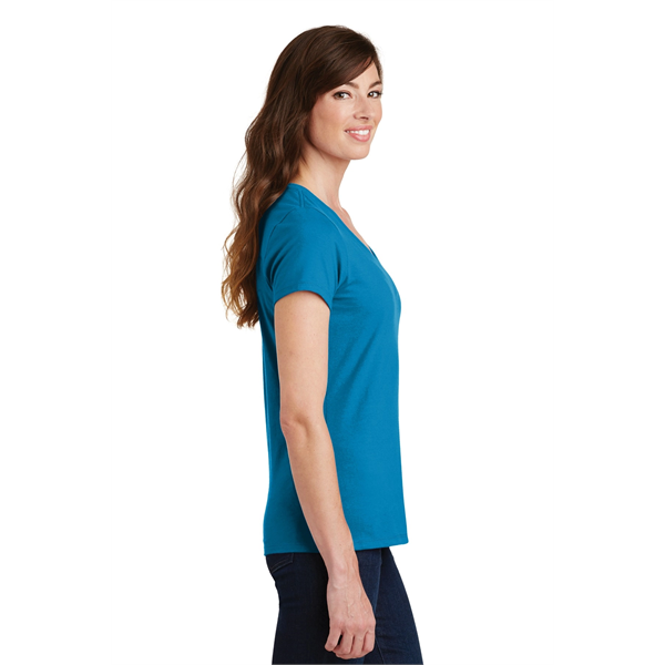 Port & Company Women's Fan Favorite V-Neck Tee. - Port & Company Women's Fan Favorite V-Neck Tee. - Image 78 of 105