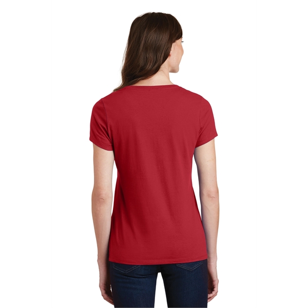 Port & Company Women's Fan Favorite V-Neck Tee. - Port & Company Women's Fan Favorite V-Neck Tee. - Image 81 of 105