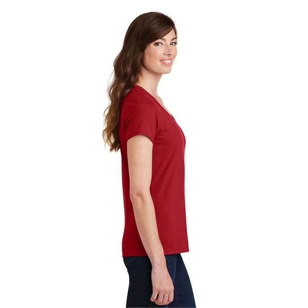 Port & Company Women's Fan Favorite V-Neck Tee. - Port & Company Women's Fan Favorite V-Neck Tee. - Image 82 of 105