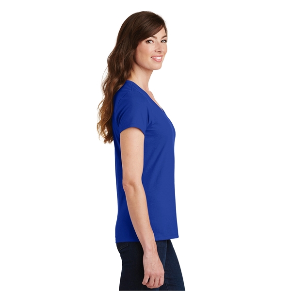 Port & Company Women's Fan Favorite V-Neck Tee. - Port & Company Women's Fan Favorite V-Neck Tee. - Image 94 of 105