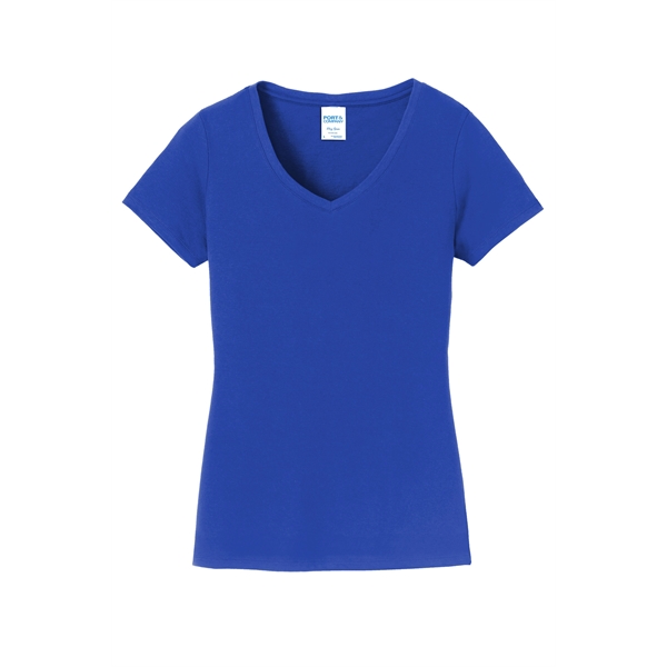 Port & Company Women's Fan Favorite V-Neck Tee. - Port & Company Women's Fan Favorite V-Neck Tee. - Image 95 of 105