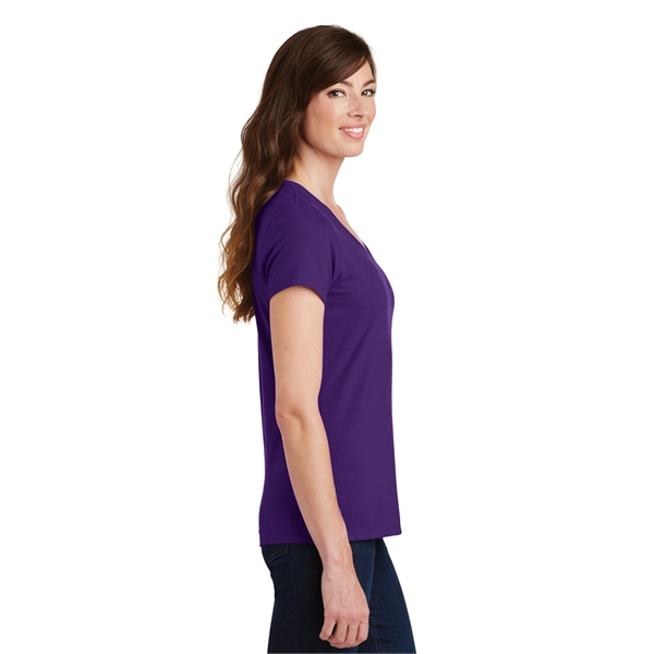 Port & Company Women's Fan Favorite V-Neck Tee. - Port & Company Women's Fan Favorite V-Neck Tee. - Image 101 of 105