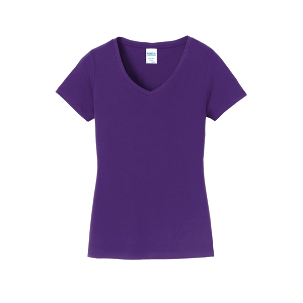 Port & Company Women's Fan Favorite V-Neck Tee. - Port & Company Women's Fan Favorite V-Neck Tee. - Image 102 of 105