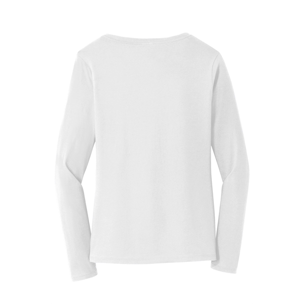 Port & Company Women's Long Sleeve Fan Favorite V-Neck Tee. - Port & Company Women's Long Sleeve Fan Favorite V-Neck Tee. - Image 5 of 63