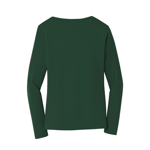 Port & Company Women's Long Sleeve Fan Favorite V-Neck Tee. - Port & Company Women's Long Sleeve Fan Favorite V-Neck Tee. - Image 61 of 63