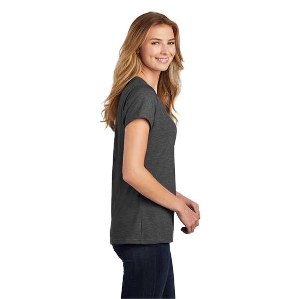 Port & Company Women's Fan Favorite Blend V-Neck Tee. - Port & Company Women's Fan Favorite Blend V-Neck Tee. - Image 4 of 65