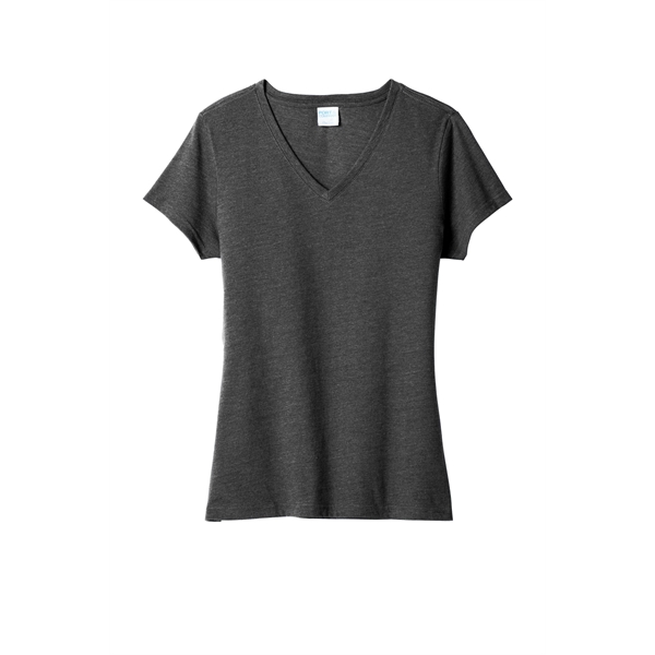 Port & Company Women's Fan Favorite Blend V-Neck Tee. - Port & Company Women's Fan Favorite Blend V-Neck Tee. - Image 5 of 65