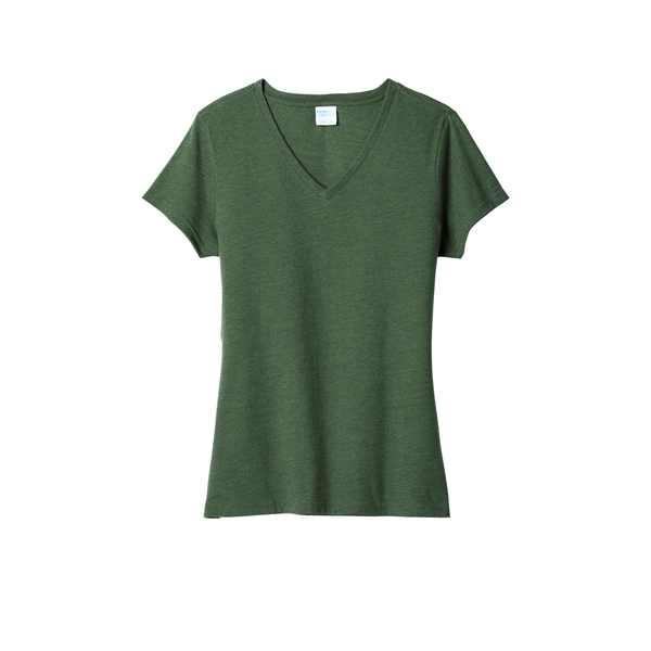 Port & Company Women's Fan Favorite Blend V-Neck Tee. - Port & Company Women's Fan Favorite Blend V-Neck Tee. - Image 19 of 65