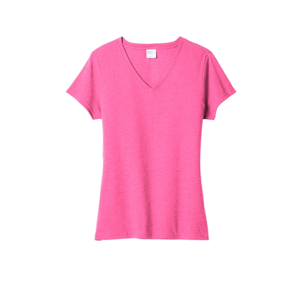 Port & Company Women's Fan Favorite Blend V-Neck Tee. - Port & Company Women's Fan Favorite Blend V-Neck Tee. - Image 23 of 65