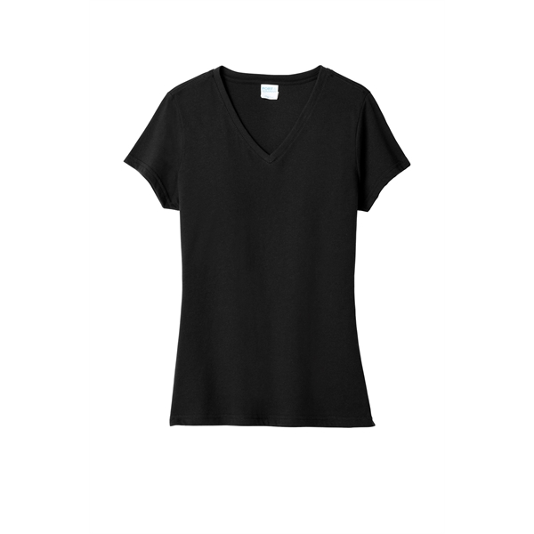 Port & Company Women's Fan Favorite Blend V-Neck Tee. - Port & Company Women's Fan Favorite Blend V-Neck Tee. - Image 28 of 65