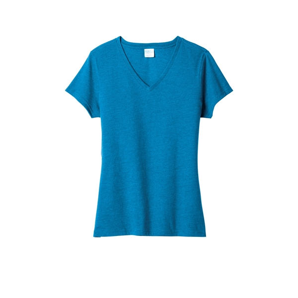 Port & Company Women's Fan Favorite Blend V-Neck Tee. - Port & Company Women's Fan Favorite Blend V-Neck Tee. - Image 33 of 65