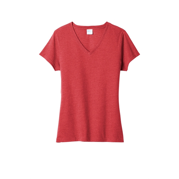 Port & Company Women's Fan Favorite Blend V-Neck Tee. - Port & Company Women's Fan Favorite Blend V-Neck Tee. - Image 38 of 65