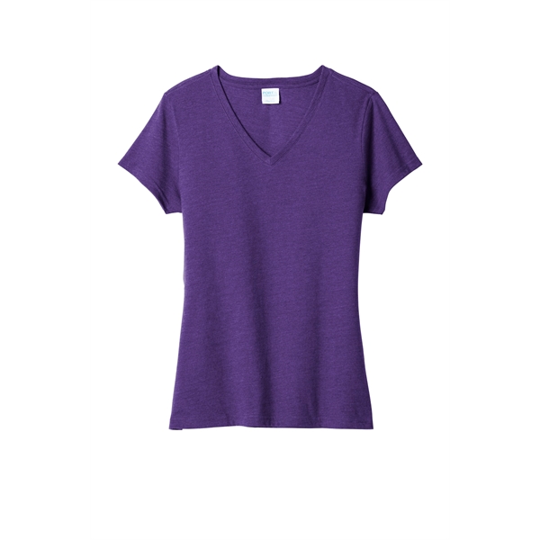 Port & Company Women's Fan Favorite Blend V-Neck Tee. - Port & Company Women's Fan Favorite Blend V-Neck Tee. - Image 48 of 65