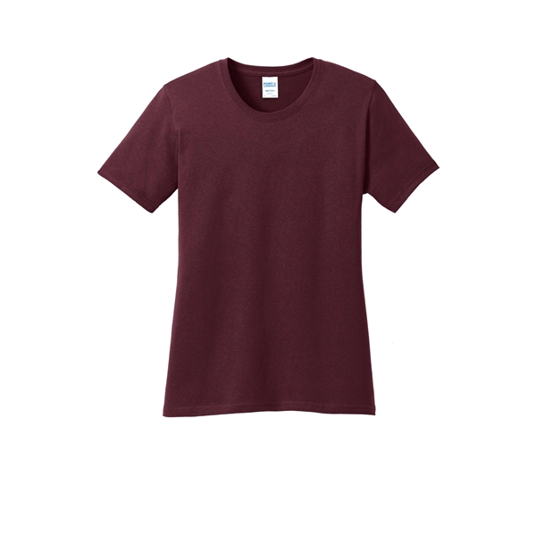 Port & Company Women's Core Cotton Tee. - Port & Company Women's Core Cotton Tee. - Image 17 of 144