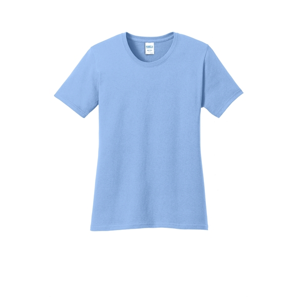 Port & Company Women's Core Cotton Tee. - Port & Company Women's Core Cotton Tee. - Image 45 of 144