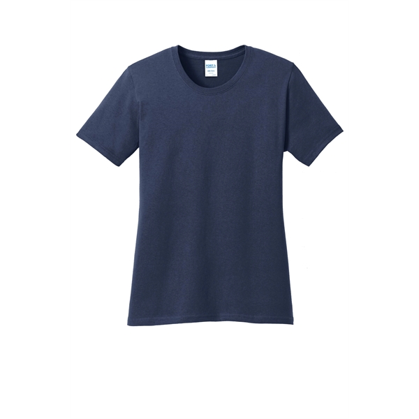 Port & Company Women's Core Cotton Tee. - Port & Company Women's Core Cotton Tee. - Image 53 of 144