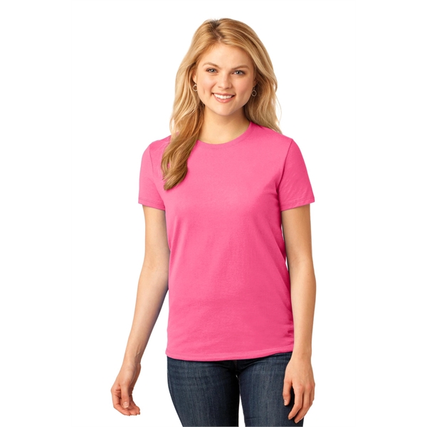 Port & Company Women's Core Cotton Tee. - Port & Company Women's Core Cotton Tee. - Image 124 of 144