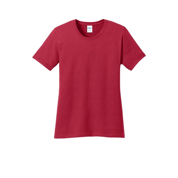 Port & Company Women's Core Cotton Tee. - Port & Company Women's Core Cotton Tee. - Image 86 of 144