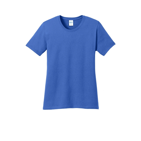 Port & Company Women's Core Cotton Tee. - Port & Company Women's Core Cotton Tee. - Image 90 of 144