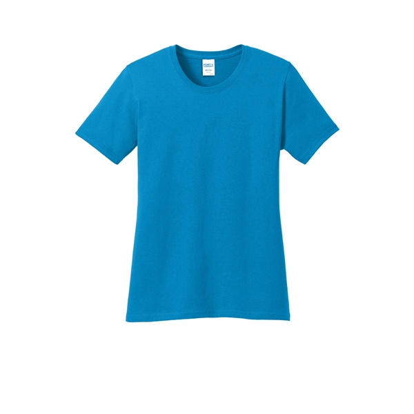 Port & Company Women's Core Cotton Tee. - Port & Company Women's Core Cotton Tee. - Image 101 of 144