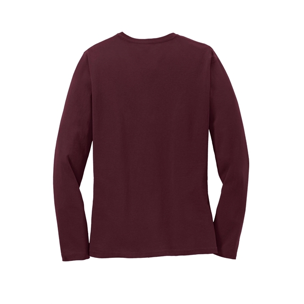 Port & Company Women's Long Sleeve Core Cotton Tee. - Port & Company Women's Long Sleeve Core Cotton Tee. - Image 12 of 94