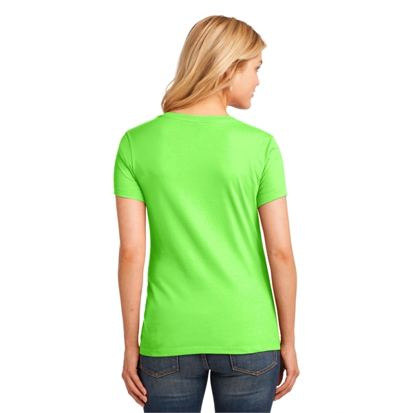 Port & Company Women's Core Cotton V-Neck Tee. - Port & Company Women's Core Cotton V-Neck Tee. - Image 38 of 135