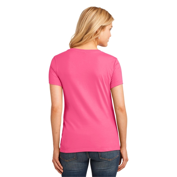 Port & Company Women's Core Cotton V-Neck Tee. - Port & Company Women's Core Cotton V-Neck Tee. - Image 44 of 135