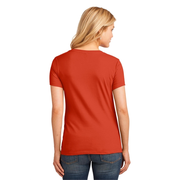 Port & Company Women's Core Cotton V-Neck Tee. - Port & Company Women's Core Cotton V-Neck Tee. - Image 52 of 135