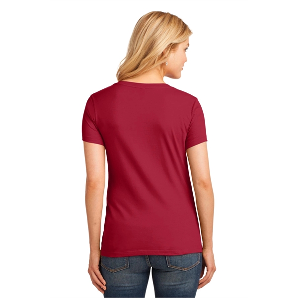 Port & Company Women's Core Cotton V-Neck Tee. - Port & Company Women's Core Cotton V-Neck Tee. - Image 55 of 135