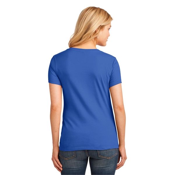 Port & Company Women's Core Cotton V-Neck Tee. - Port & Company Women's Core Cotton V-Neck Tee. - Image 59 of 135