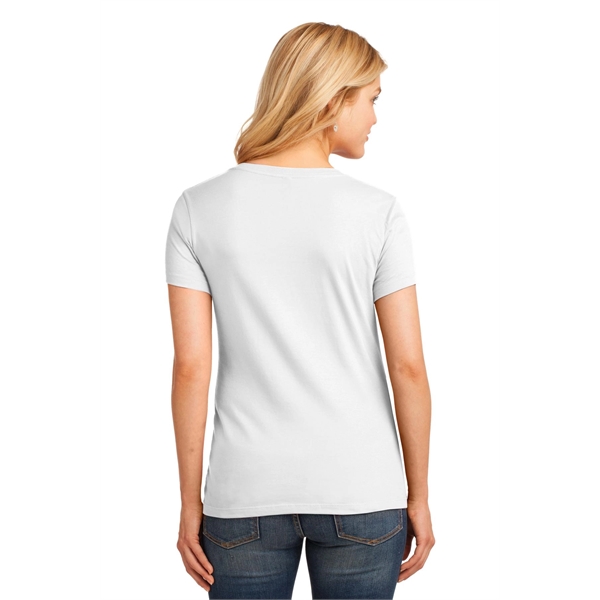 Port & Company Women's Core Cotton V-Neck Tee. - Port & Company Women's Core Cotton V-Neck Tee. - Image 63 of 135