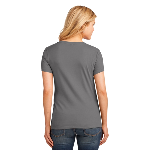 Port & Company Women's Core Cotton V-Neck Tee. - Port & Company Women's Core Cotton V-Neck Tee. - Image 75 of 135