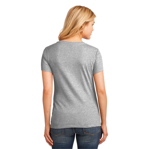 Port & Company Women's Core Cotton V-Neck Tee. - Port & Company Women's Core Cotton V-Neck Tee. - Image 79 of 135