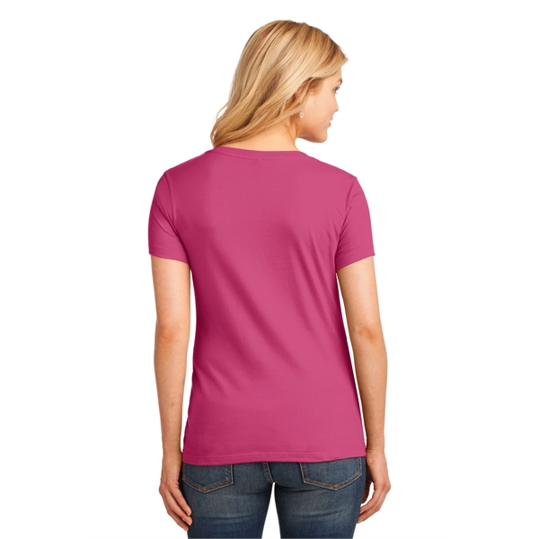 Port & Company Women's Core Cotton V-Neck Tee. - Port & Company Women's Core Cotton V-Neck Tee. - Image 82 of 135