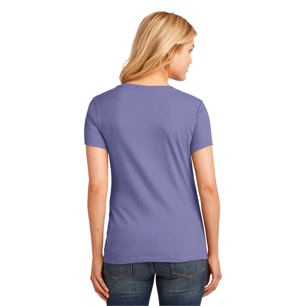 Port & Company Women's Core Cotton V-Neck Tee. - Port & Company Women's Core Cotton V-Neck Tee. - Image 86 of 135