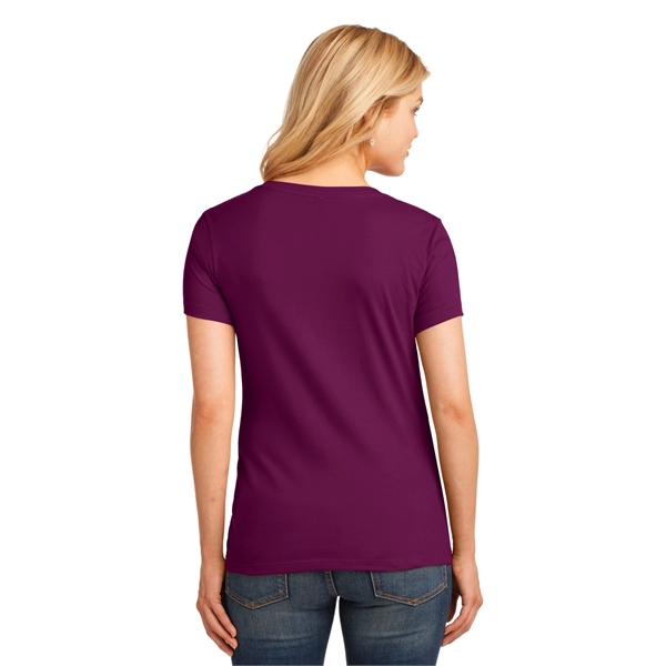 Port & Company Women's Core Cotton V-Neck Tee. - Port & Company Women's Core Cotton V-Neck Tee. - Image 93 of 135