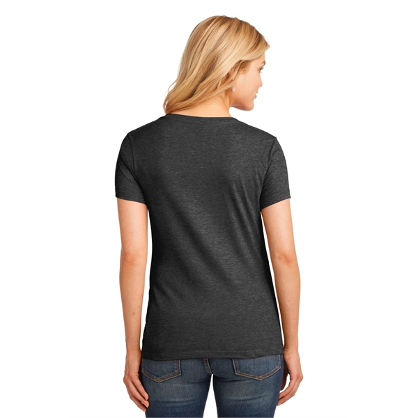 Port & Company Women's Core Cotton V-Neck Tee. - Port & Company Women's Core Cotton V-Neck Tee. - Image 105 of 135