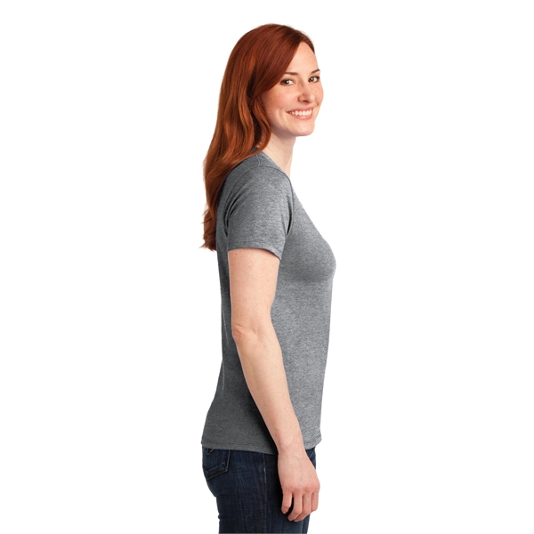 Port & Co Women's Core Blend Tee. - Port & Co Women's Core Blend Tee. - Image 2 of 35