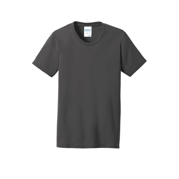 Port & Co Women's Core Blend Tee. - Port & Co Women's Core Blend Tee. - Image 7 of 35