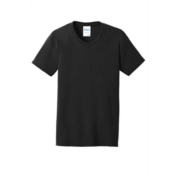 Port & Co Women's Core Blend Tee. - Port & Co Women's Core Blend Tee. - Image 10 of 35