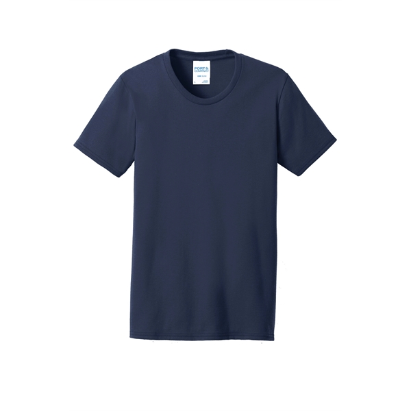 Port & Co Women's Core Blend Tee. - Port & Co Women's Core Blend Tee. - Image 14 of 35