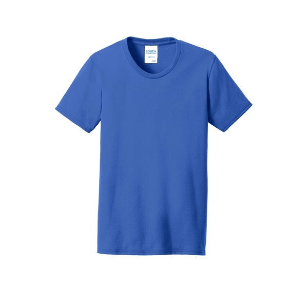 Port & Co Women's Core Blend Tee. - Port & Co Women's Core Blend Tee. - Image 29 of 35