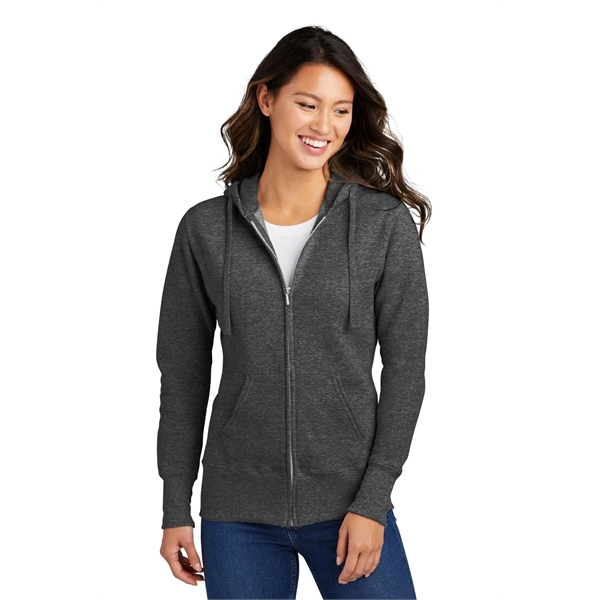 Port & Company Women's Core Fleece Full-Zip Hooded Sweats... - Port & Company Women's Core Fleece Full-Zip Hooded Sweats... - Image 51 of 77