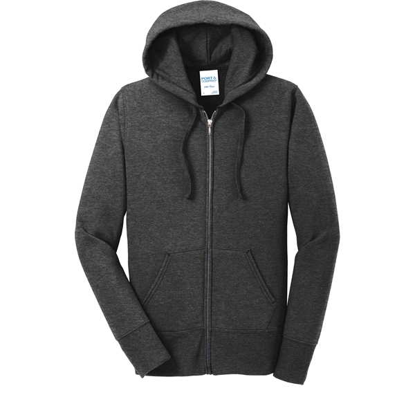 Port & Company Women's Core Fleece Full-Zip Hooded Sweats... - Port & Company Women's Core Fleece Full-Zip Hooded Sweats... - Image 8 of 77