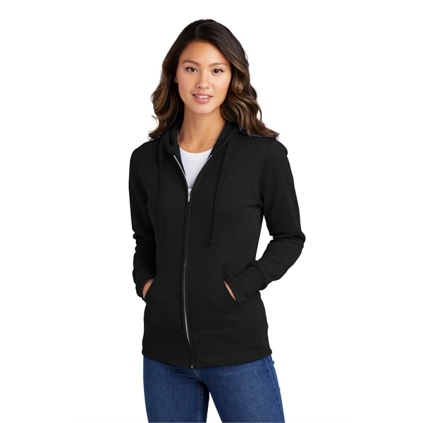 Port & Company Women's Core Fleece Full-Zip Hooded Sweats... - Port & Company Women's Core Fleece Full-Zip Hooded Sweats... - Image 54 of 77