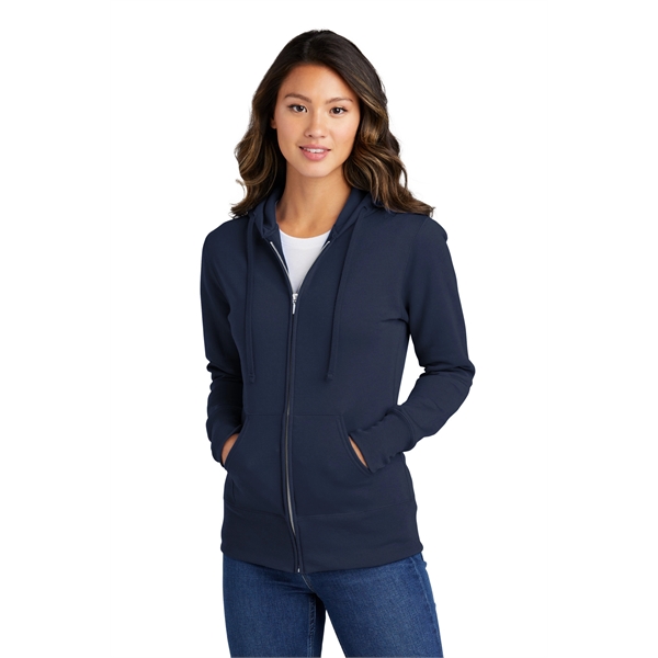 Port & Company Women's Core Fleece Full-Zip Hooded Sweats... - Port & Company Women's Core Fleece Full-Zip Hooded Sweats... - Image 57 of 77