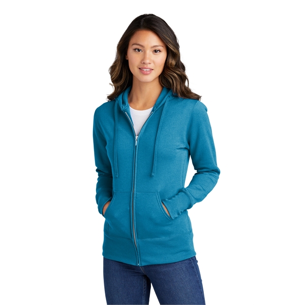 Port & Company Women's Core Fleece Full-Zip Hooded Sweats... - Port & Company Women's Core Fleece Full-Zip Hooded Sweats... - Image 60 of 77