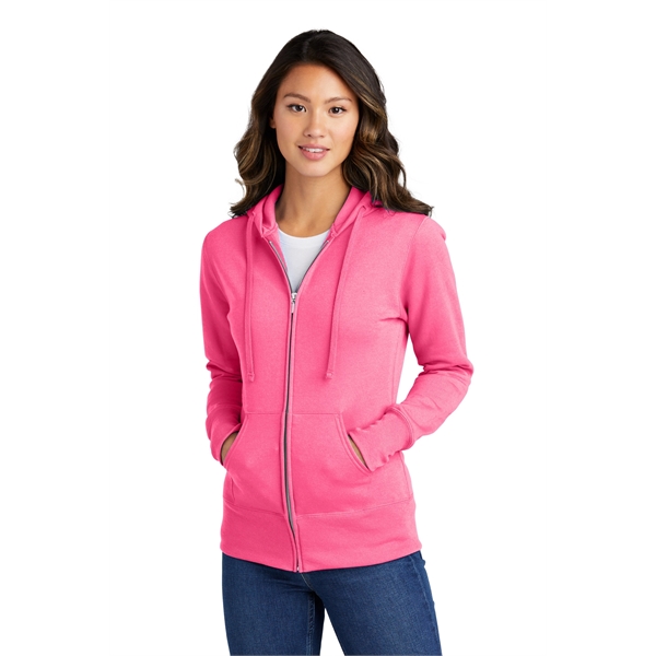 Port & Company Women's Core Fleece Full-Zip Hooded Sweats... - Port & Company Women's Core Fleece Full-Zip Hooded Sweats... - Image 63 of 77